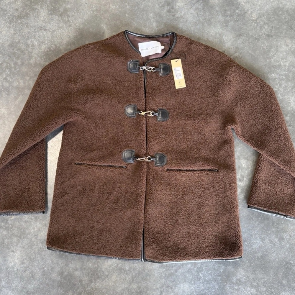 Rebecca Minkoff Brown Toggle Coat